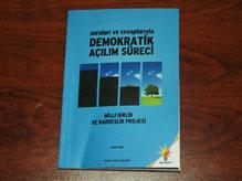 Derdini Anlatamayan AKP, Açılımı Kitapçıkla Tanıttı