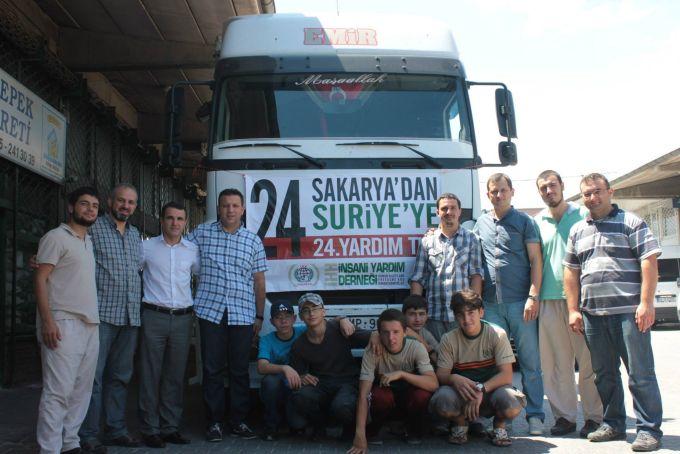 Sakarya İHH'den Suriye'e 24. TIR