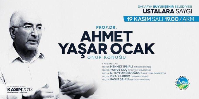 AKM'de Ahmet Yaşar Ocak'a saygı gecesi