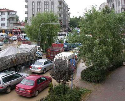 Doğalgaz Çalışması Sebebiyle Yağış Kabusa Döndü