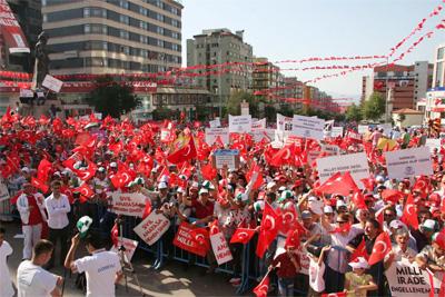 'Kayıt Yok, Şart Yok, Egemenlik Milletin' Mitingi 