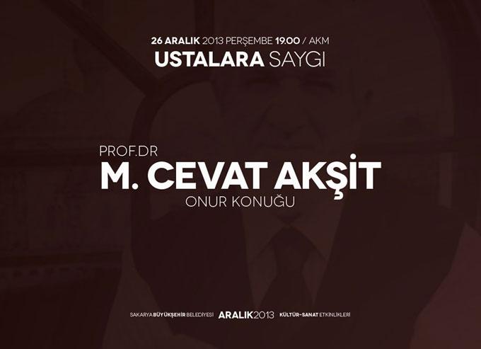 Cevat Akşit'e saygı gecesi