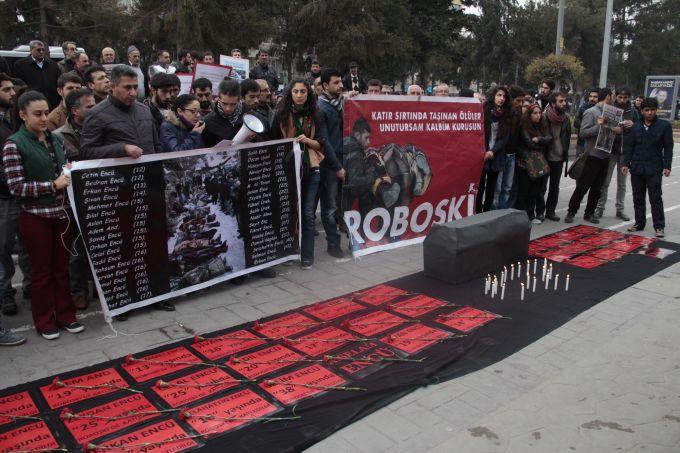 AKM önündeki Uludere açıklamasında gerginlik