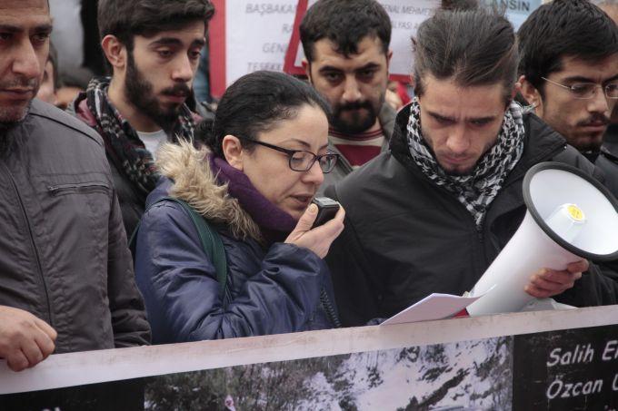 AKM önündeki Uludere açıklamasında gerginlik