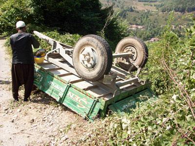 Devrilen Römorkun Kurbanı Fındık İşçileri