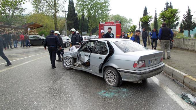 Sapancada trafik kazası: 1 yaralı
