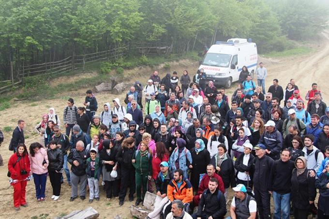 Geyve'de sağlıklı yaşam için doğa yürüyüşü yaptılar