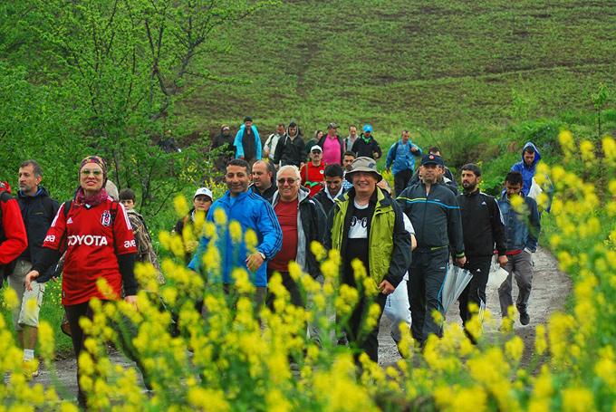 Büyük Yayla Parkuru'nda yürüdüler