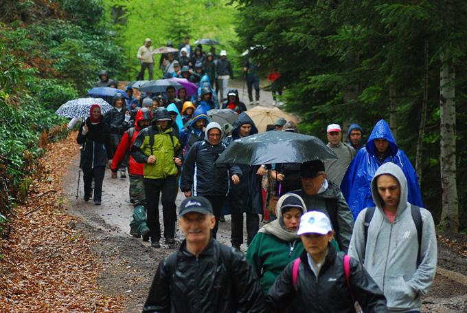 Büyük Yayla Parkuru'nda yürüdüler