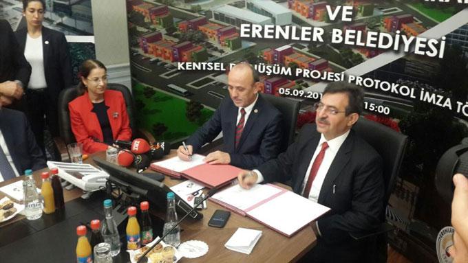 "Erenler Kentsel Dönüşüm Protokolü imzalandı
