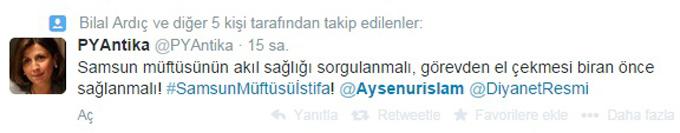 Bakan İslama tweet yağmuru...