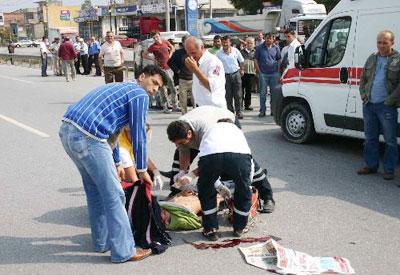 Erenler'de Trafik Kazası