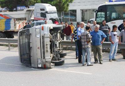 Erenler'de Trafik Kazası