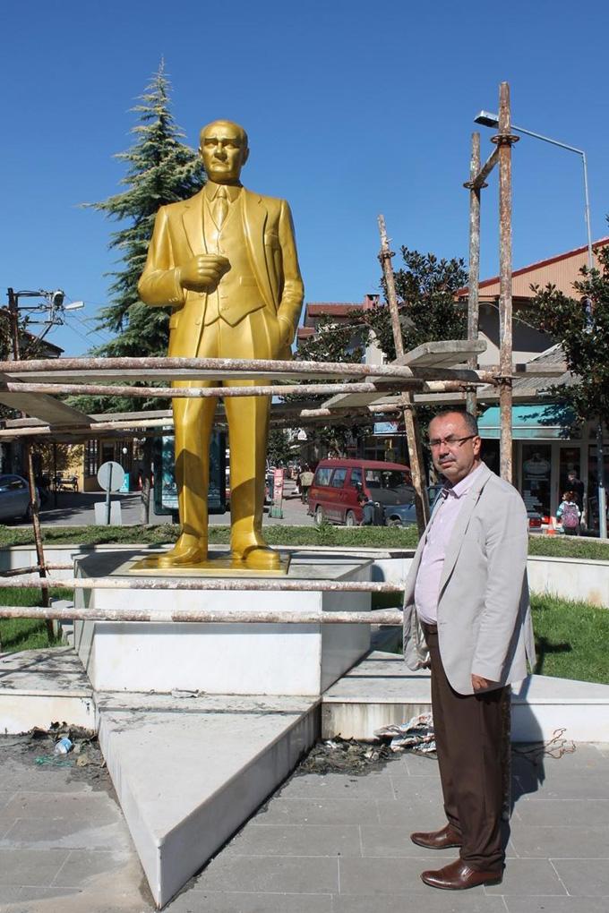 Atatürk Anıtı'nda bakım çalışması 