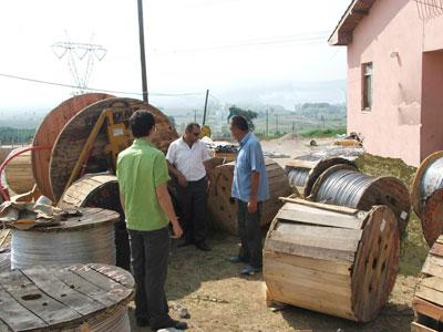 Kazımpaşa ve Korucuk'a Alternatif Enerji Nakil Hattı