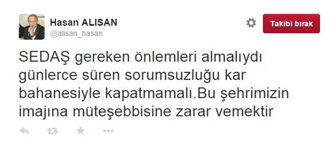 Alişan Siyasi otorite SEDAŞa yaptırımda geç kaldı