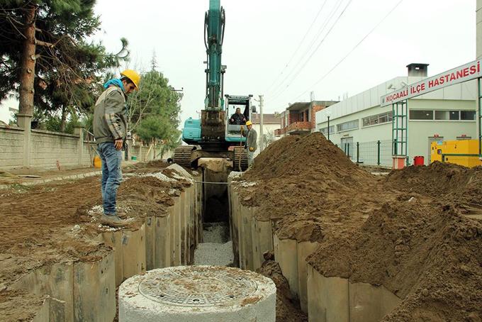 Kocaali'de kanalizasyon hattının 50 kilometresi tamamlandı