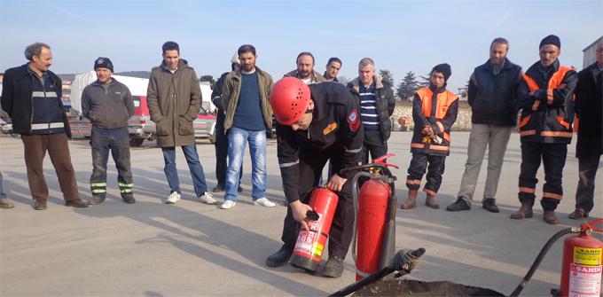 Temizlik işleri personeline iş sağlığı eğitimi verildi