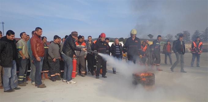 Temizlik işleri personeline iş sağlığı eğitimi verildi