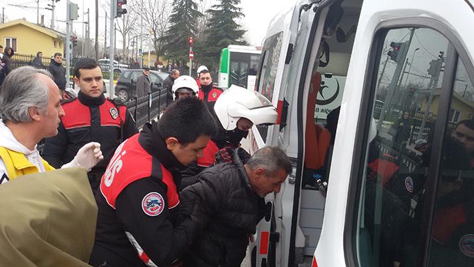 Alkollü şahıs sağlık ekiplerine zor anlar yaşattı