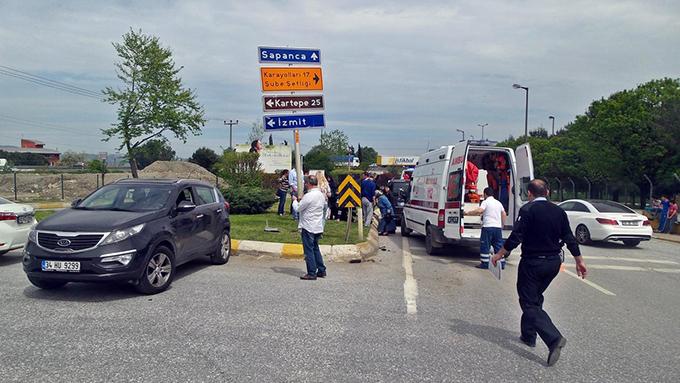 Sapancada trafik kazası: 1 yaralı