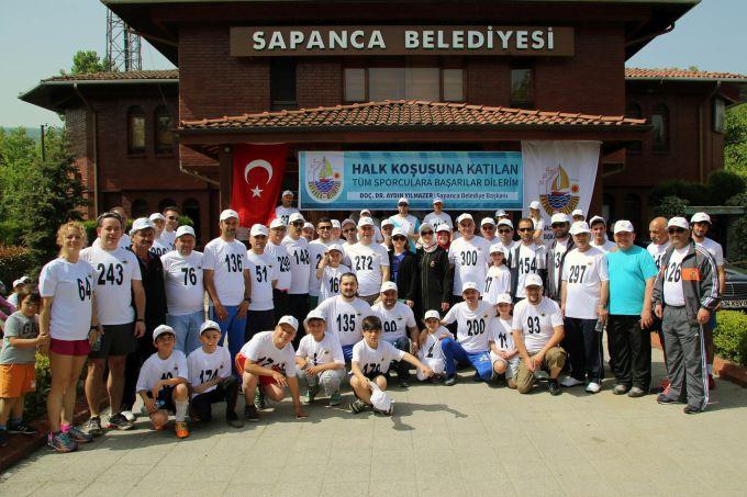 Sapanca'da ilk kez halk koşusu düzenlendi