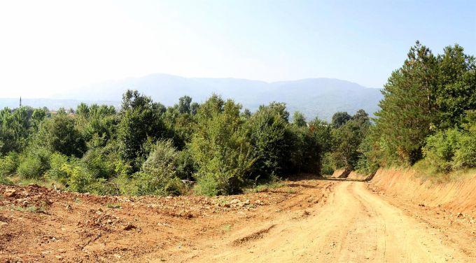 Aksartepe yolunda çalışmalar başladı