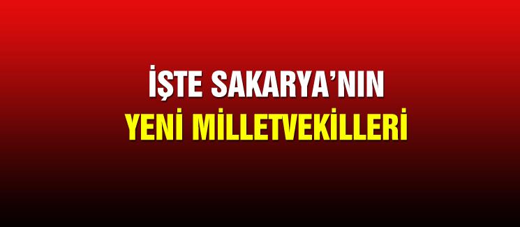 İşte Sakarya'nın yeni milletvekilleri