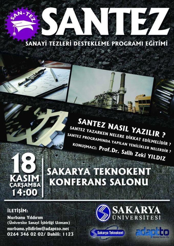 SAÜ'de sanayi eğitimi programı düzenlenecek