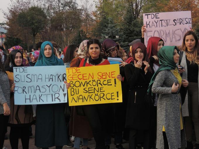 Fen Edebiyat öğrencilerinden formasyon eylemi