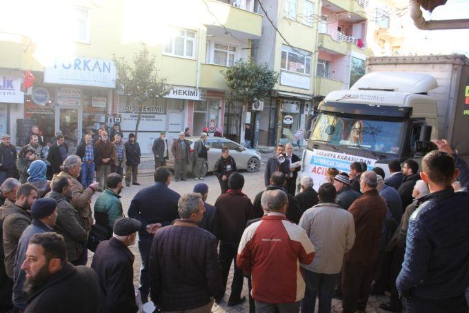 91. insani yardım TIR'ı Suriye'ye doğru yola çıktı