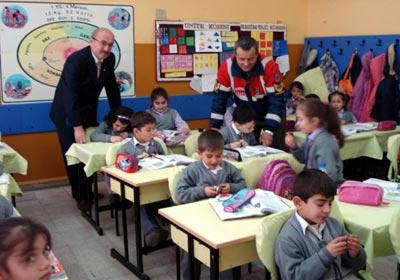 Jandarmadan Öğrencilere Trafik Eğitimi