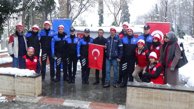 Sakarya Sarıkamış şehitleri için yürüdü