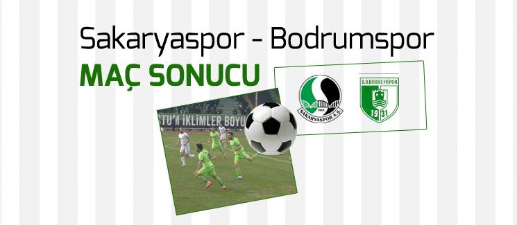 Sakaryaspor - Bodrumspor maçı sona erdi