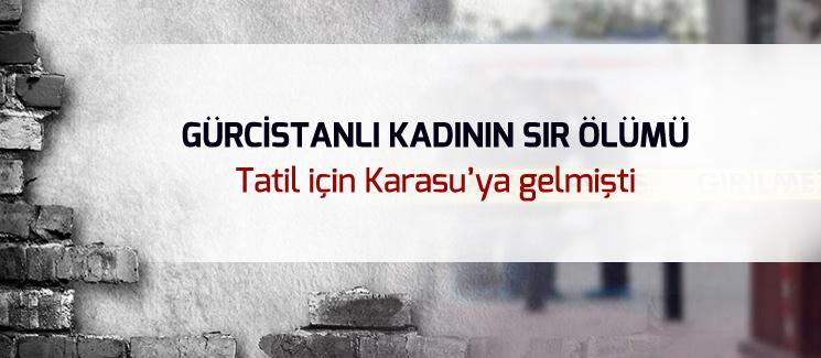 Gürcistanlı kadının sır ölümü