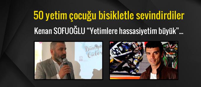 Kenan Sofuoğlu, yetimlere bisiklet dağıttı!