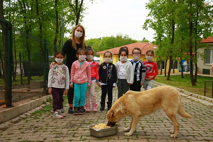 Kale Koleji Öğrencilerinden barınağa ziyaret