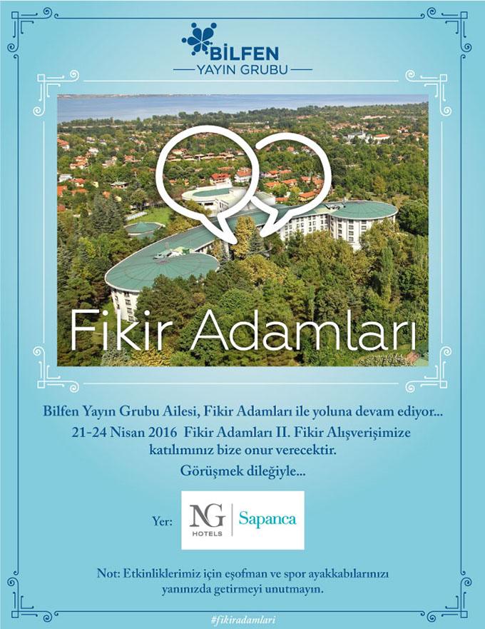 Bilfen Fikir Adamları Sakaryada Toplanıyor