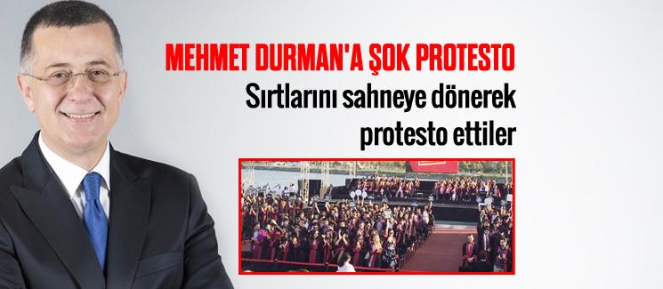 Mehmet Durman'a şok protesto