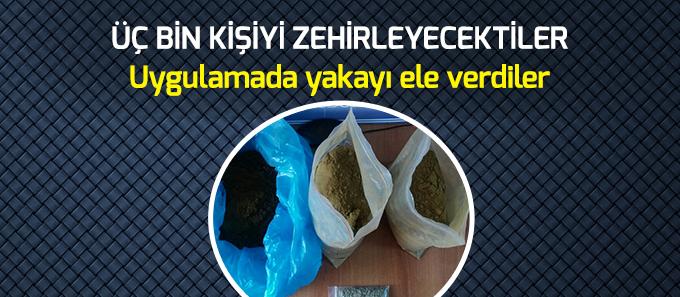 Üç bin kişiyi zehirleyecektiler