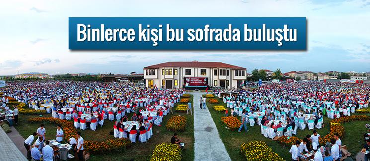 Binlerce kişi bu iftarda buluştu