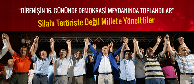 Silahı teröriste değil millete yönelttiler