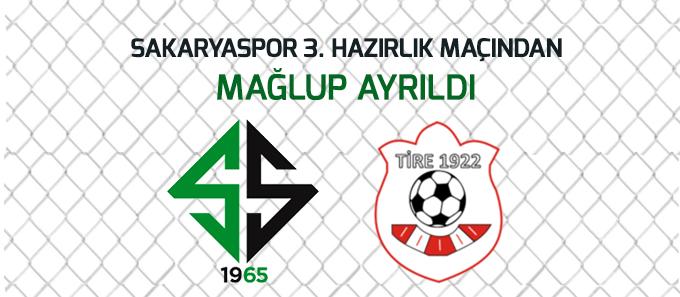 Sakaryaspor mağlup ayrıldı