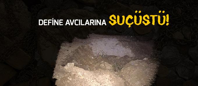 Define avcılarına suçüstü