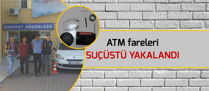 ATM fareleri yakalandı