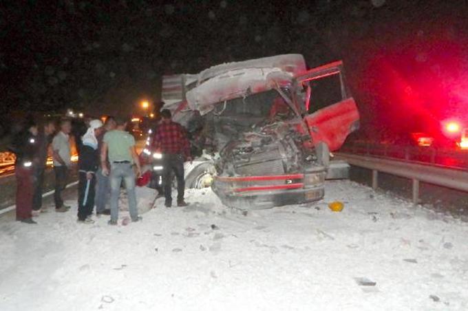 Trafiği durduran kaza!