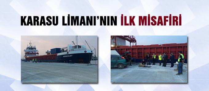 Karasu Limanının ilk misafiri