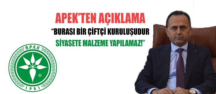 ''Siyasete malzeme yapılamaz!''