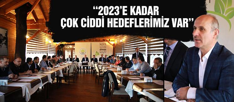 ''2023'e kadar çok ciddi hedeflerimiz var''