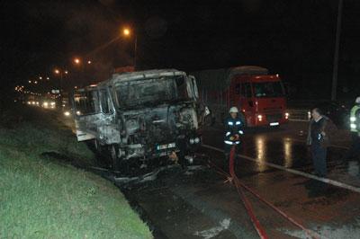 Seyir Halindeki Tanker Alev Aldı